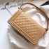 Chanel Le Boy original caviar leather beige 25cm